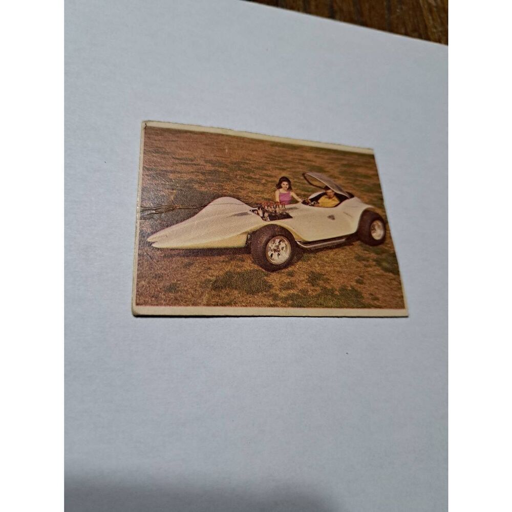 Vintage 1965 Hot Rod Magazine 38 Spec Sheet Manta Ray Trading Card A Real Winner